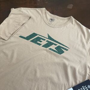 New York Jets Dusted Khaki T-shirt sportswear athleisure casual outdoor tee XXL